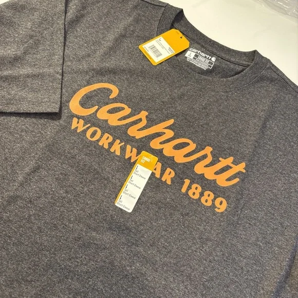 CARHARTT Workwear 1889 Loose Fit Heavyweight Graphic T-shirt Men's Large TALL - Picture 1 of 6